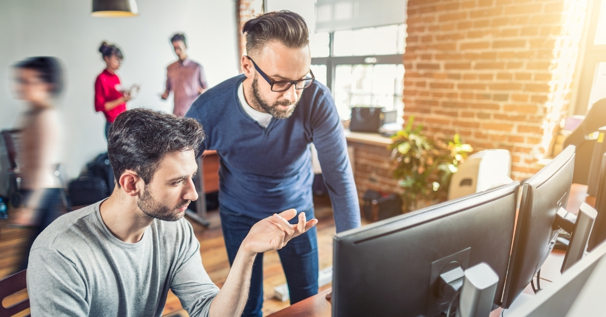 bearded developers at work hqws